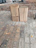 Eiken balken - 3 stuks, Huis en Inrichting, Ophalen, Gebruikt, Bruin, Rustiek