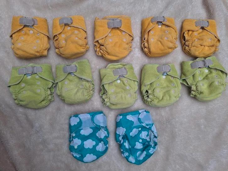 10 Popolini MiniFit Stoffen Luiers, Kinderen en Baby's, Badjes en Verzorging, Gebruikt, Ophalen