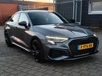 Audi A3 30 Tfsi S-Line Black edition Grijs limousine, Stof, USB, Origineel Nederlands, 115 pk