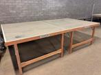 Gebruikte Tafel - Heemskerk Gratis, Sport en Fitness, Tafeltennis, Ophalen of Verzenden, Gebruikt, Tafel Indoor, Inklapbaar