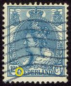 Nederland 1899, Kon. Wilhelmina, 12½ cent, blauw, plaatfout, Verzenden, T/m 1940, Gestempeld