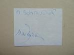 Handtekening  Nico.Schroder. AZ, Ophalen of Verzenden, Zo goed als nieuw, AZ, Overige typen