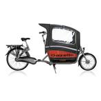 Nieuwe  Gazelle cabby bakfiets regentent met tentstokken, Bos en Lommerweg 250 b, Huif, Donkee, Nieuw