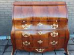 Mahonie 18e eeuw Holland cilinderbureau, klepbureau, bureau, Antiek en Kunst, Ophalen