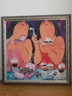 Dikke dames schilderij, Antiek en Kunst, Kunst | Schilderijen | Modern, Ophalen