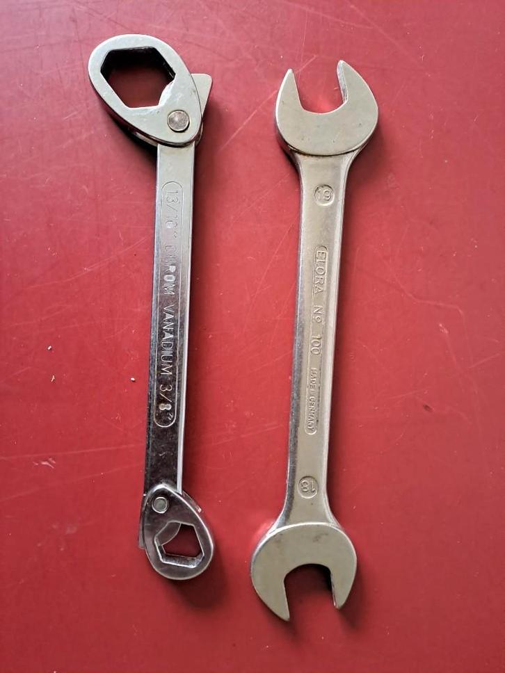 Moersleutels 8 st, Doe-het-zelf en Verbouw, Gereedschap | Handgereedschap, Zo goed als nieuw, Ophalen