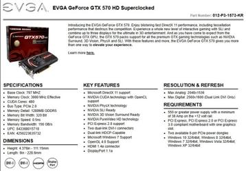 EVGA GeForce GTX 570 HD Superclocked beschikbaar voor biedingen