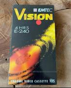 Videoband video cassette EMTEC VISION 4 HRS E-240, Cd's en Dvd's, VHS | Film, Alle leeftijden, Ophalen of Verzenden, Nieuw in verpakking