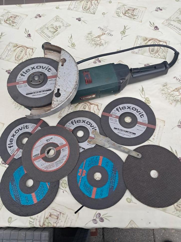 Metabo grote Slijptol + haakse slijptol bosch, Doe-het-zelf en Verbouw, Gereedschap | Schuurmachines, Gebruikt, Overige typen