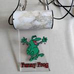 LAMPJE,ophangen,Plexiglas,snoer,schakelaar,Funny Frog, Ophalen of Verzenden, Zo goed als nieuw, Apart / handgemaakt