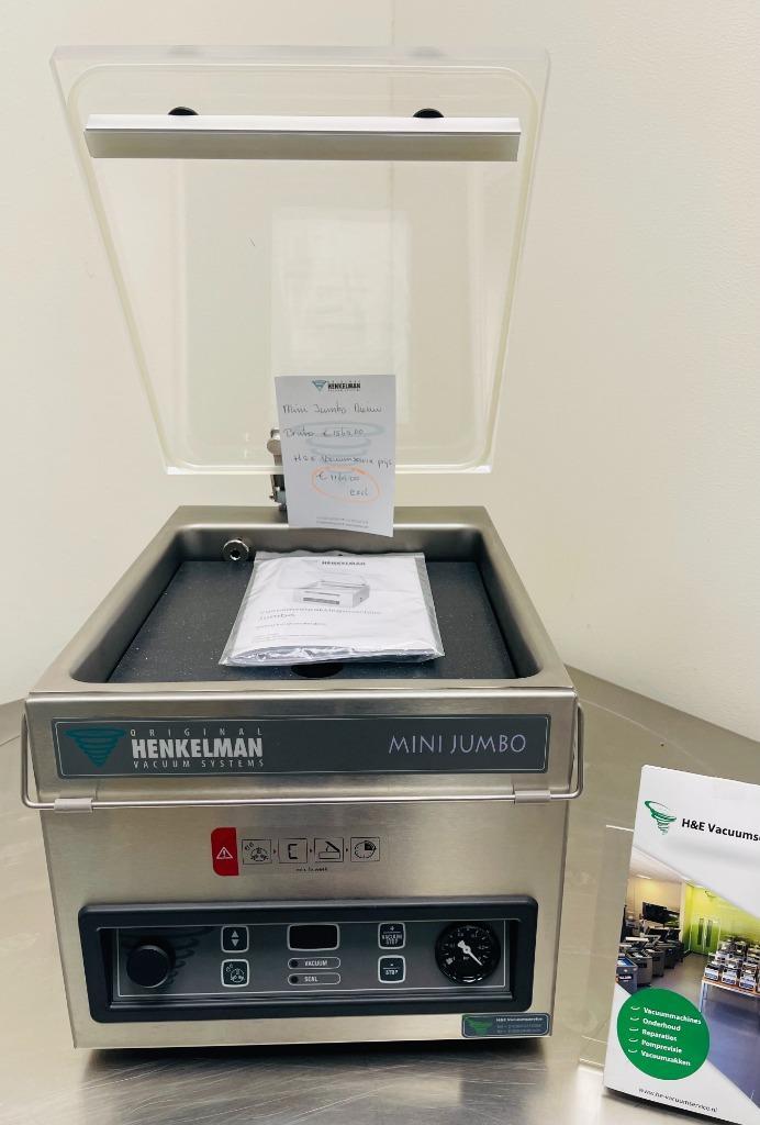 Jumbo Henkelman vacuummachine vacuumapparaat vacumeermachine, Huis en Inrichting, Keuken | Keukenbenodigdheden, Nieuw, Ophalen