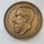 Grote bronze penning leopold 2, Postzegels en Munten, Penningen en Medailles, Ophalen of Verzenden, Overige materialen