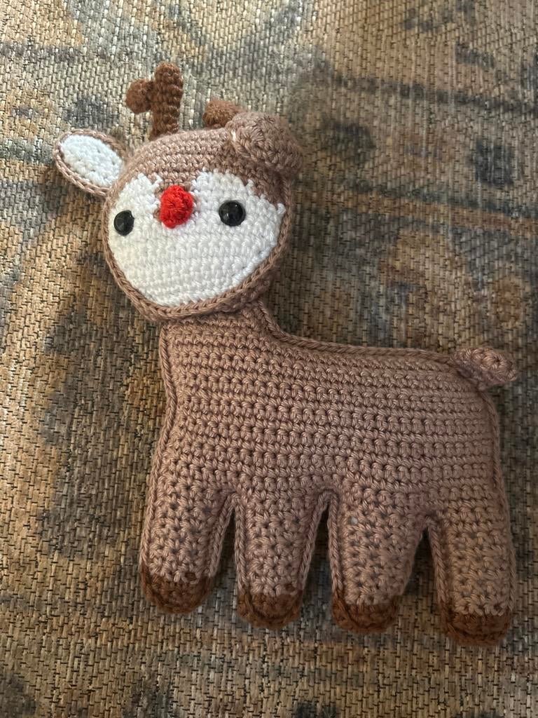 Gehaakt Rendiertje - Schattig en Uniek!, Ophalen, Zo goed als nieuw, Overige typen