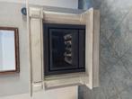 Barbas kachel met marmer schouw, Huis en Inrichting, Ophalen, Zo goed als nieuw, Inbouwhaard, Houthaard