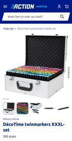 DécoTime Twinmarkers XXXL-set - Action, Ophalen, Zo goed als nieuw, Overige typen