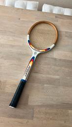 College Pinguïn LM4 Houten vintage racket, Sport en Fitness, Ophalen of Verzenden, Gebruikt, Racket, Overige merken