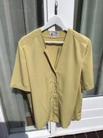 EDGAR VOS!LúxeBlouse 50/52 Stijlvol&Kwaliteit Nieuwstaat, Ophalen of Verzenden, Zo goed als nieuw, Groen, Blouse of Tuniek