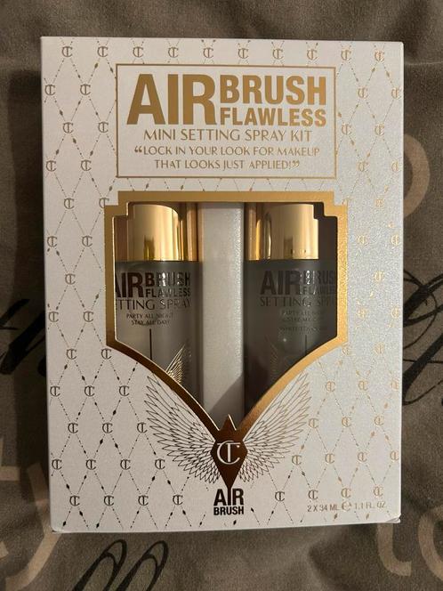 CHARLOTTE TILBURY AIRBRUSH FLAWLESS SETTING SPRAY SET LTD!, Sieraden, Tassen en Uiterlijk, Uiterlijk | Cosmetica en Make-up, Nieuw