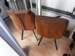 Gratis 2 bruine stoelen - snel ophalen!, Ophalen, Gebruikt, Twee, Bruin