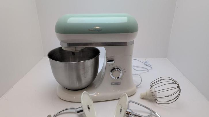 Ariete Keukenmachine vintage groen - Retourdeal, Witgoed en Apparatuur, Keukenmixers, Nieuw, 4 liter of meer, 3 snelheden of meer