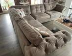 Bankstel, Huis en Inrichting, Ophalen, Gebruikt, Hoekbank, 75 tot 100 cm