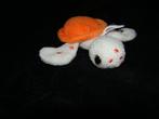 nicky toy schildpad wit oranje 13 cm lang, Ophalen of Verzenden, Zo goed als nieuw, Overige typen