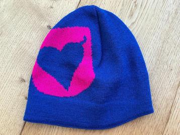 Merino muts blauw en paars. Heidi Liebt. NIEUW beschikbaar voor biedingen