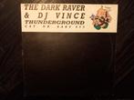 lp the darkraver & dj Vincent - thunderground, Ophalen of Verzenden, Gebruikt, 12 inch