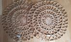 Set van 2 rotan jute placemats onderzetters, Huis en Inrichting, Ophalen, Zo goed als nieuw, Bord