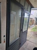 Achterdeur hardhout Dubbelglas 201cm bij 88cm, Doe-het-zelf en Verbouw, Deuren en Horren, Ophalen of Verzenden, Buitendeur, 200 tot 215 cm