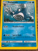 Poliwrath Pokémon kaart - SM10 023/095U, Ophalen of Verzenden, Gebruikt, Losse kaart, Foil