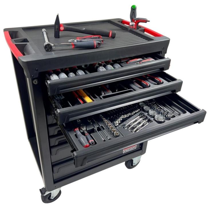 Facom KIDLEBNL-II Gevulde gereedschapswagen 8 laden |, Doe-het-zelf en Verbouw, Gereedschap | Handgereedschap