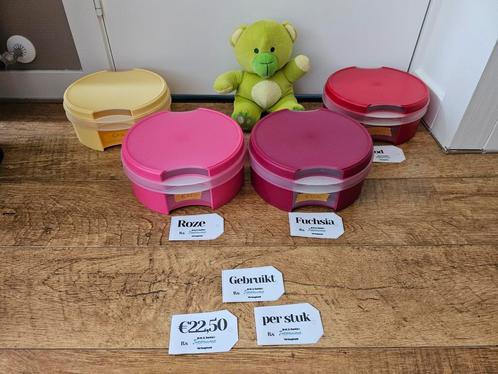 WEEKEND ACTIE! Tupperware vensterdoos koektrommels €22,50 ps, Huis en Inrichting, Keuken | Tupperware, Gebruikt, Bus of Trommel