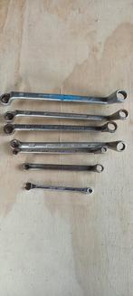 Ringsleutels diverse maten chroom, Auto diversen, Autogereedschap, Ophalen of Verzenden, Gebruikt
