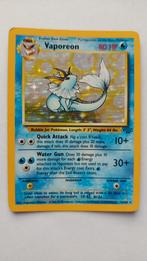 Pokémon Vaporeon (Jungle set 12/64-holo), Ophalen of Verzenden, Zo goed als nieuw, Losse kaart, Foil