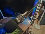 Podcast Microfoon Set met Audio Interface, Muziek en Instrumenten, Microfoons, Ophalen of Verzenden, Gebruikt, Studiomicrofoon
