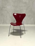 Fritz Hansen vlinderstoel Arne Jacobsen vintage bordeauxrood, Ophalen, Gebruikt, Vintage, Eén