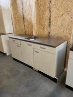 Keukenblok Keller 170cm, Huis en Inrichting, Keuken | Complete keukens, Ophalen, Gebruikt, Staal of Rvs, Enkelwandige keuken