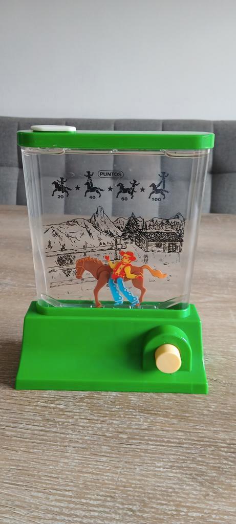 Oud western cowboy paard water spelletje puntos 20 40 60 100, Verzamelen, Speelgoed, Gebruikt, Ophalen of Verzenden