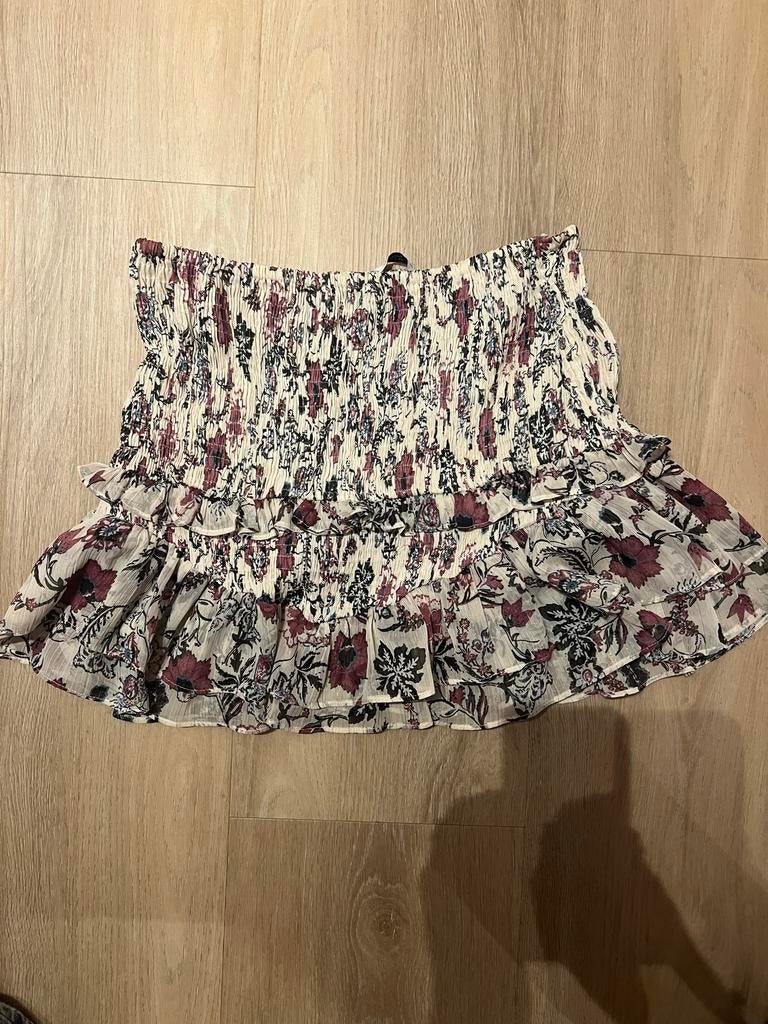 Zara rok met bloemenprint - Maat L, Kleding | Dames, Rokken, Overige kleuren, Maat 42/44 (L), Ophalen of Verzenden, Zo goed als nieuw