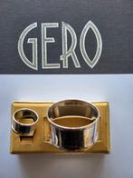 GERO: Servetring C <gero> 90 + Vingerdoekring B <gero>90, Antiek en Kunst, Antiek | Bestek, Ophalen of Verzenden