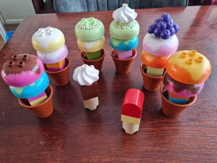 Duplo ijsjes set, Kinderen en Baby's, Speelgoed | Duplo en Lego, Gebruikt, Duplo, Ophalen of Verzenden