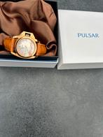 Pulsar dameshorloge uit Japan, Overige merken, Leer, Staal, Ophalen of Verzenden