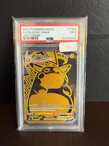 PSA 9! Pikachu Vmax uit Lost Origin TG29  beschikbaar voor biedingen