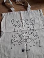 Katoenen totebag tas wereld natuurfonds panter, Ophalen of Verzenden
