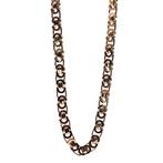 gouden platte koningsketting 14kt, Sieraden, Tassen en Uiterlijk, Kettingen, Www.bredajuwelier.nl, Nieuw, Ophalen of Verzenden