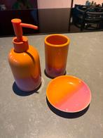 Xenos badkamerset oranje roze, Ophalen of Verzenden, Zo goed als nieuw, Oranje, Overige typen