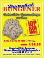 Camouflage net wit. 6x3 meter, Ophalen of Verzenden, Gebruikt