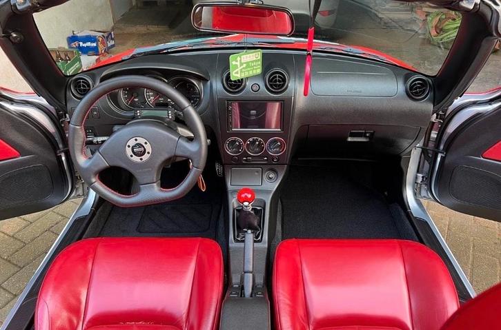 Momo Leder Stuur Daihatsu Copen - Sportief!, Auto-onderdelen, Besturing, Daihatsu, Gebruikt, Ophalen of Verzenden