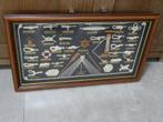 Maritiem knopenbord 73x44 cm scheepvaart knopen anker roer, Ophalen, Zo goed als nieuw, Motorboot, Overige typen